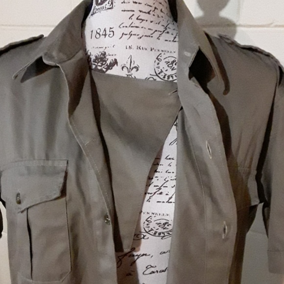 COPY - Vintage Italian uniform shirt sz Large - Picture 7 of 7